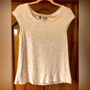 Pink Sequin Women's Top